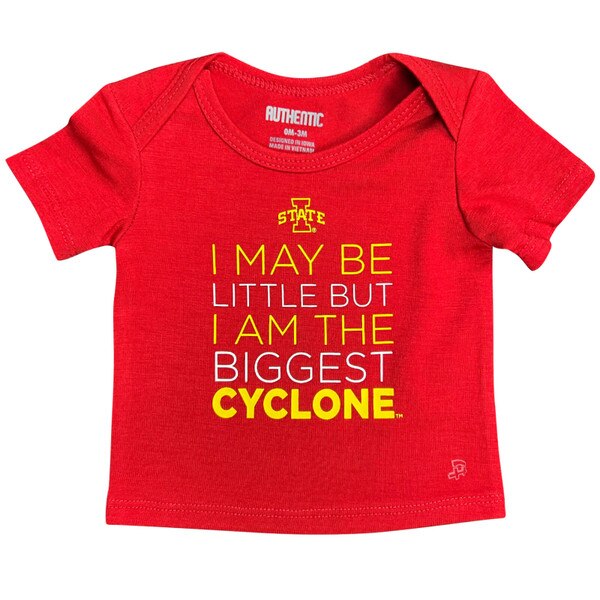 Authentic Brand Infant I-State Cardinal I May Be Little T-Shirt